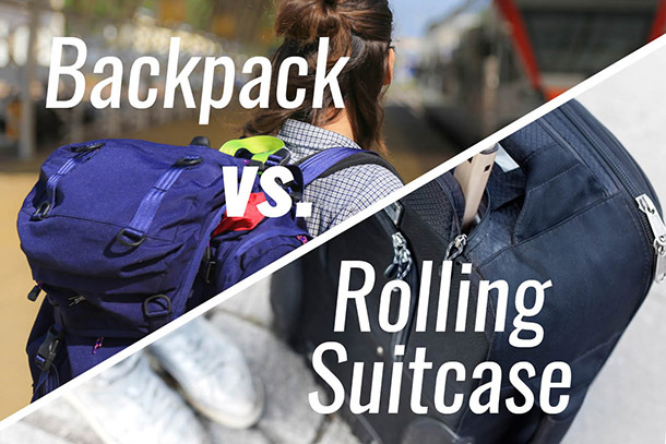 Image result for backpack vs luggage