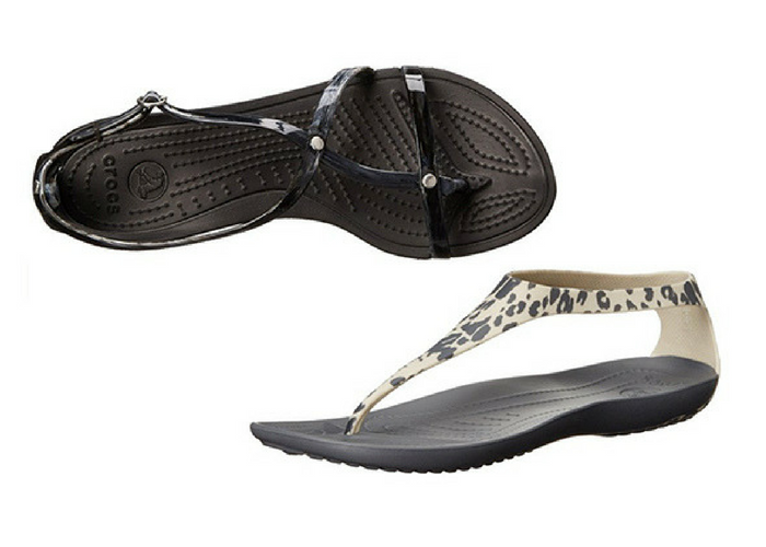 crocs ladies walking sandals