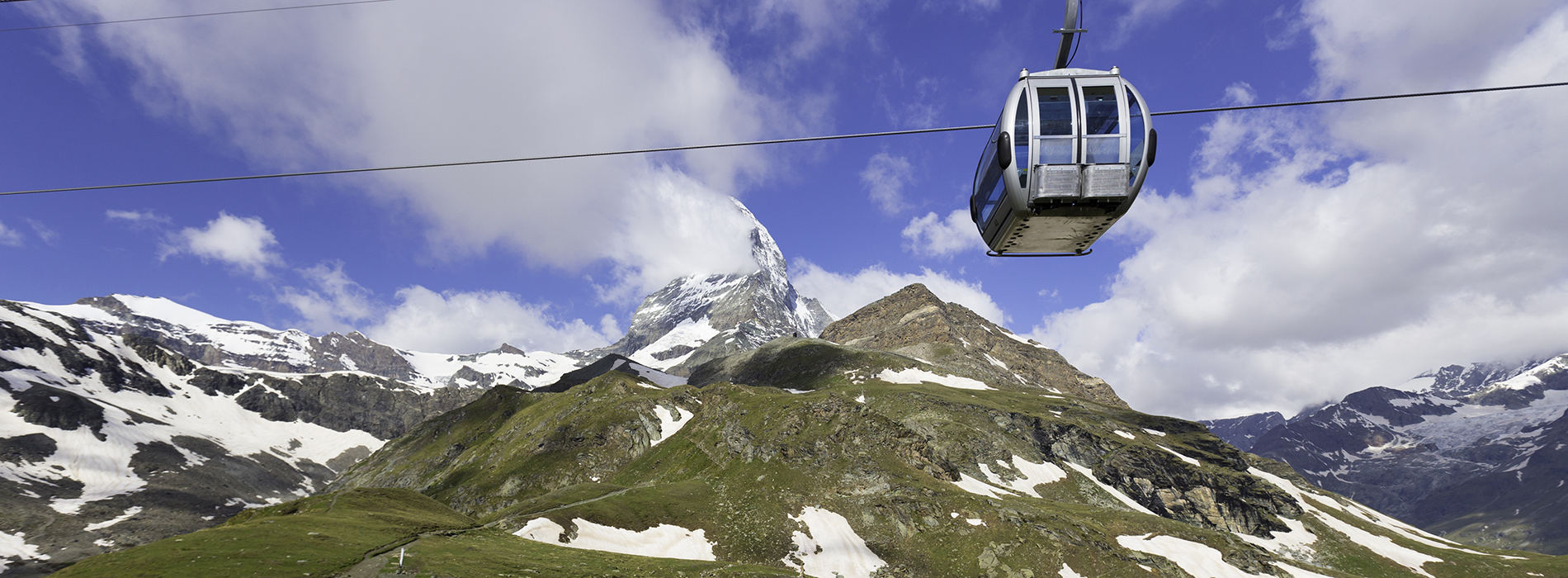 hiking in the swiss alps