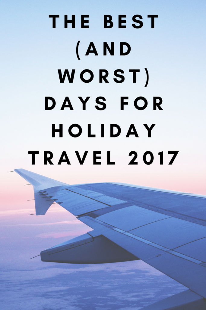 The Best (and Worst) Days For Holiday Travel 2017