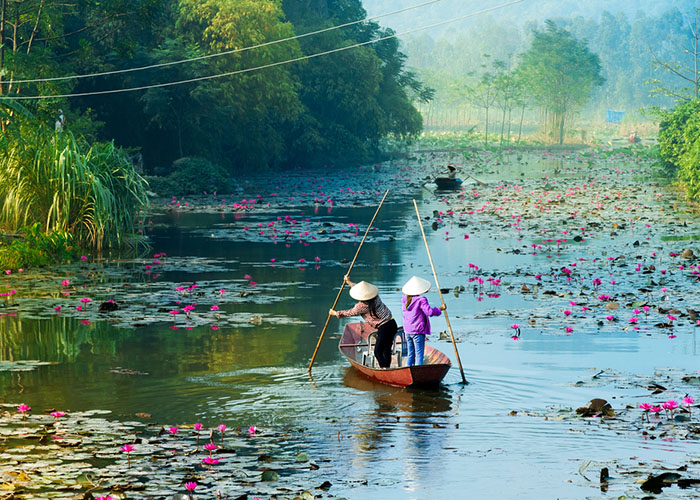 boat in vietnam