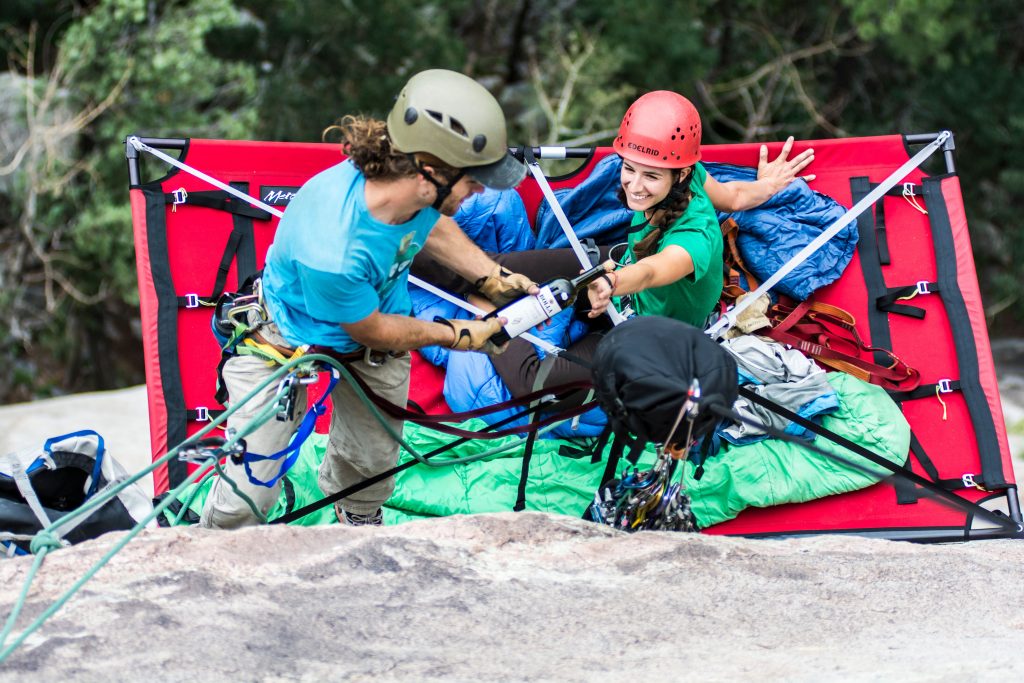 Cliff camping in rocky mountain national park