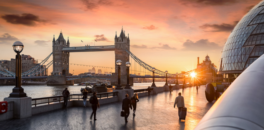 london england tower bridge sunrise.