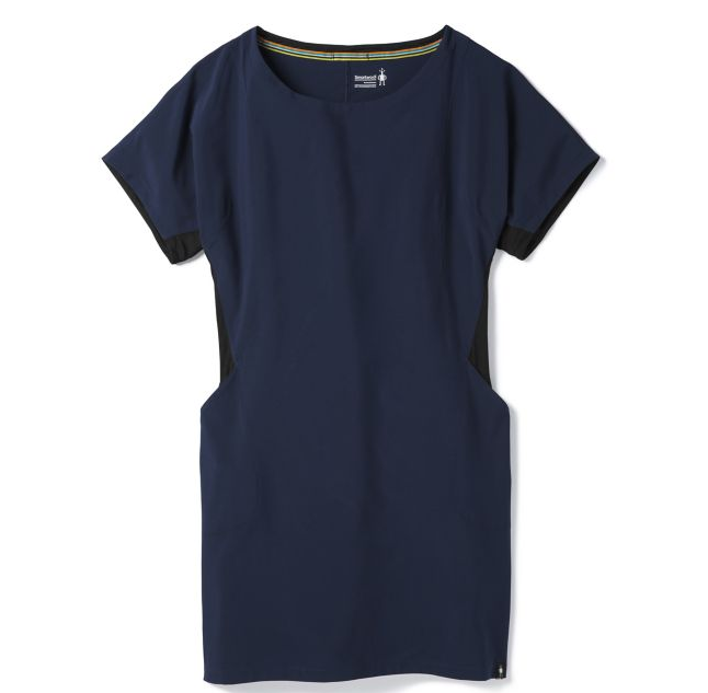 Women's merino sport short sleeve dress.