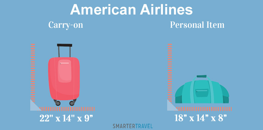 overhead baggage size