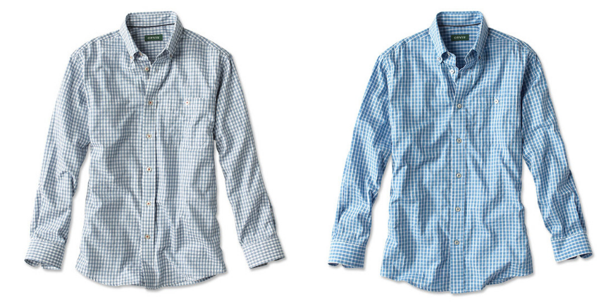 Orvis dobby weave surf’s up travel shirt