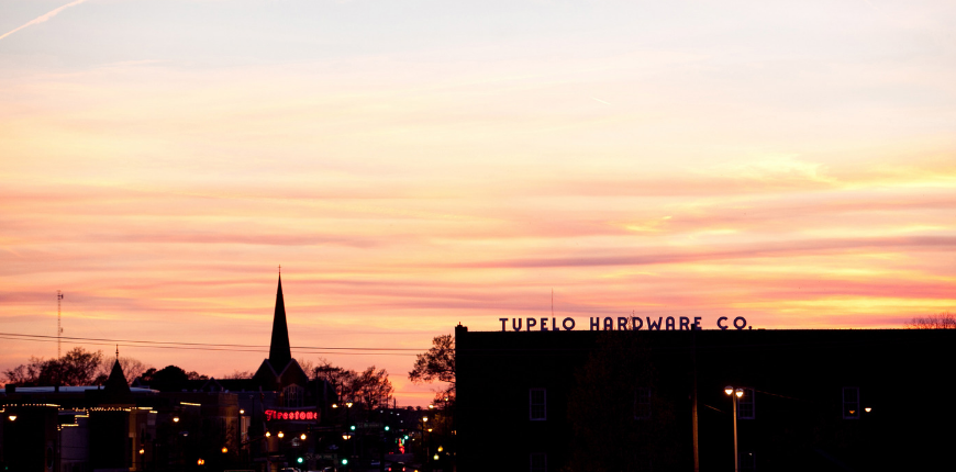 tupelo mississippi sunset