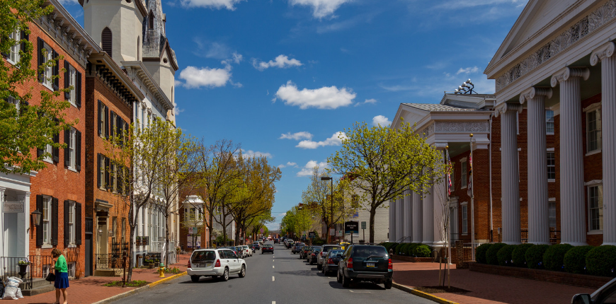 Frederick maryland street scene