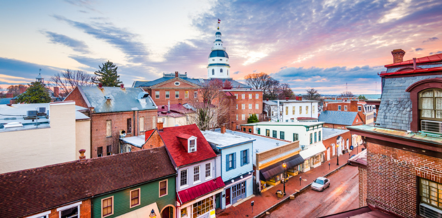 Annapolis maryland sunset.