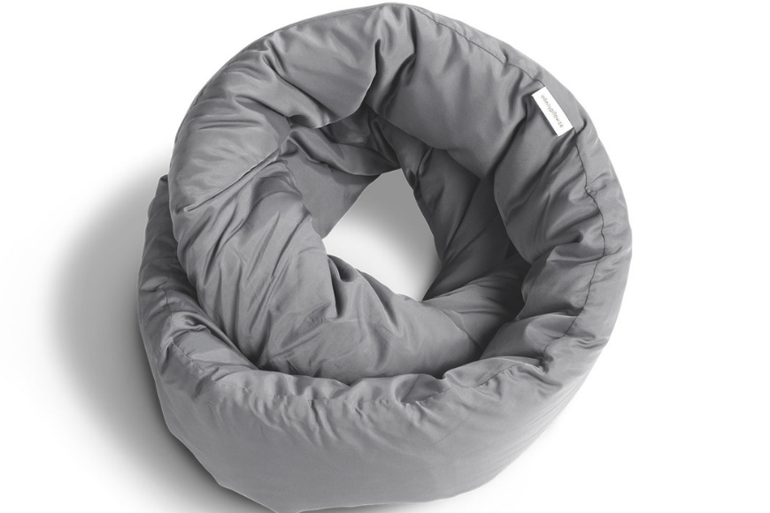 huzi infinity pillow grey.