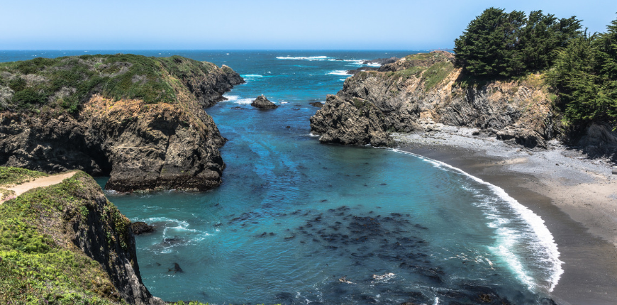 Mendocino county coast.