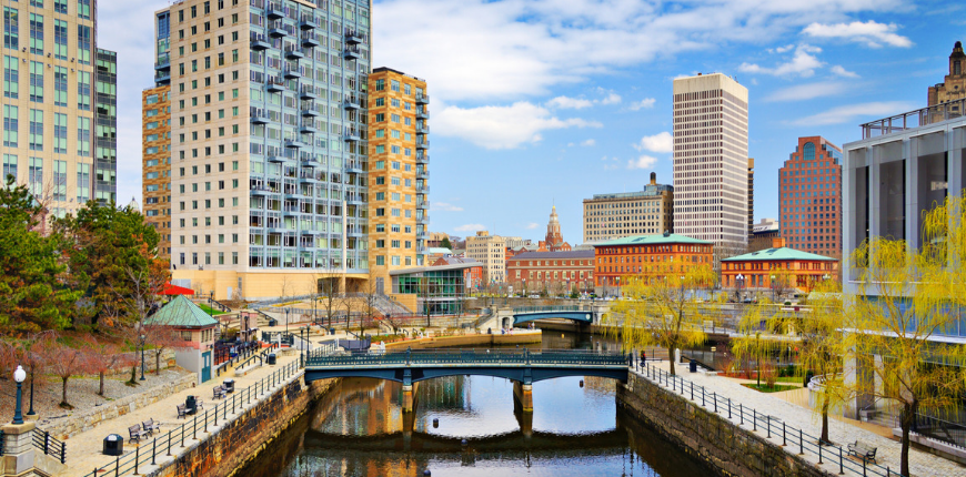 Providence, rhode island riverfront