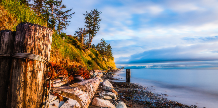 Whidbey island coast