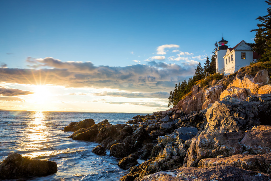 bass harbor lighthouse maine.