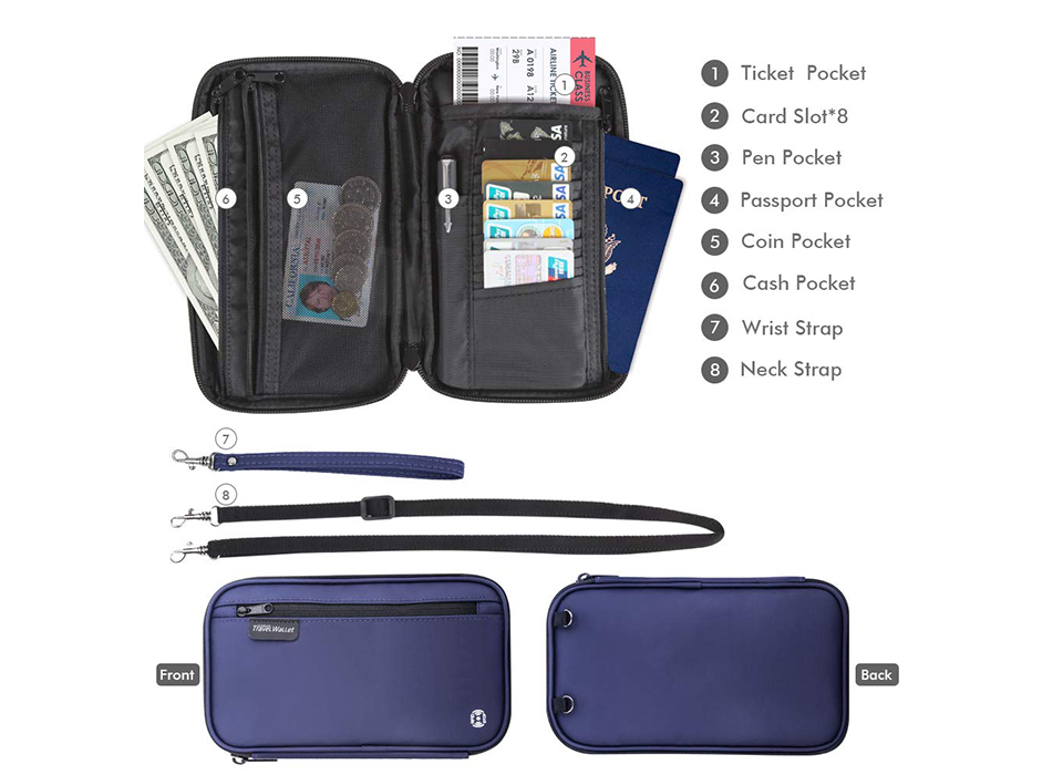 passport bag for travelling