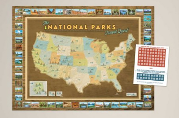 National Parks Travel Quest Poster