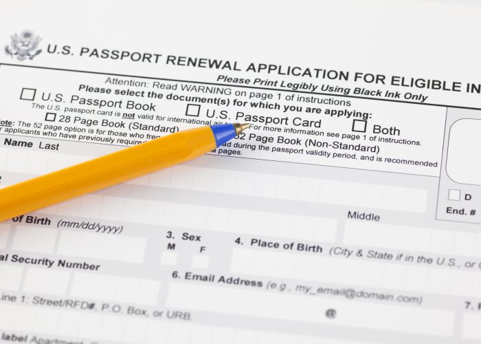 Passport application