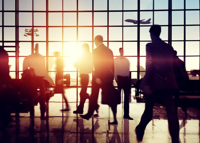 airport silhouettes.