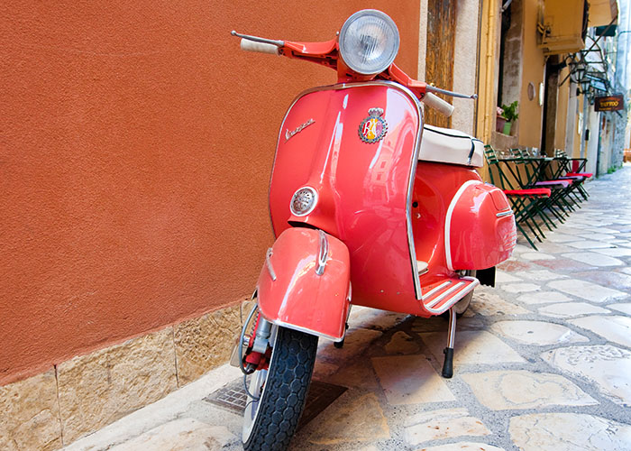 vespa in Italië