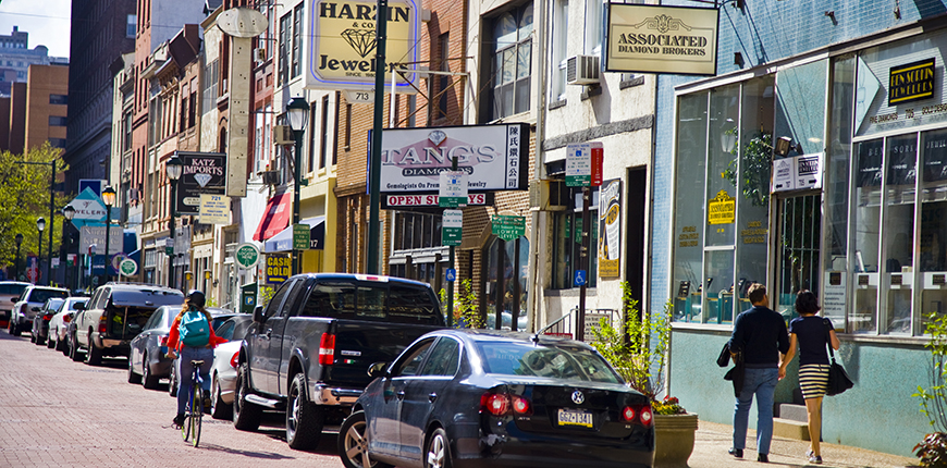 rangée de bijoutiers philadelphie.