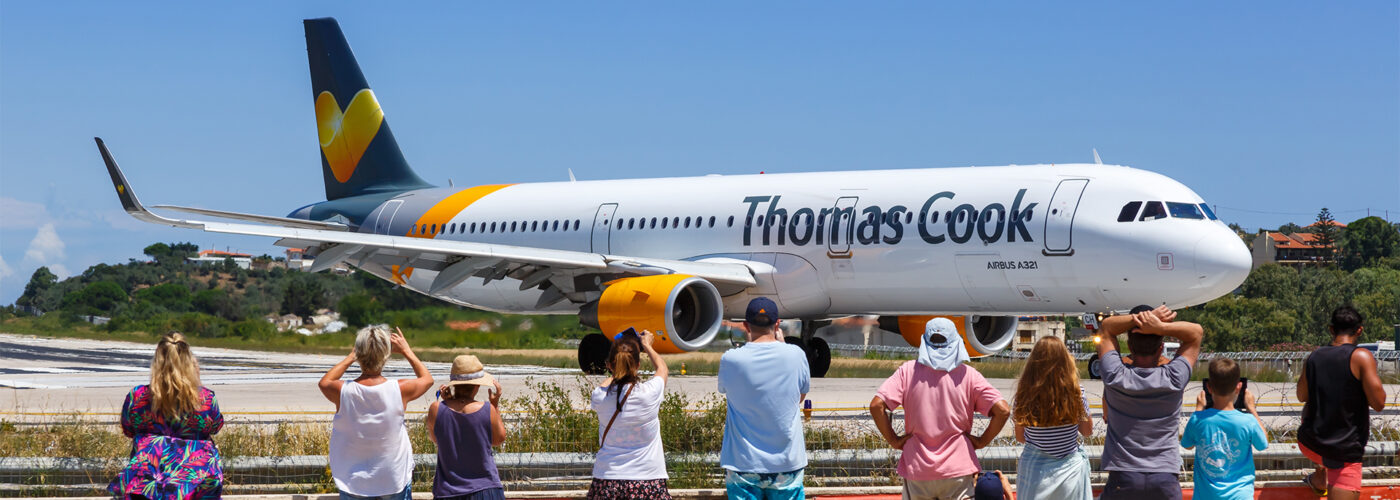 Thomas Cook travel provider shutdown.