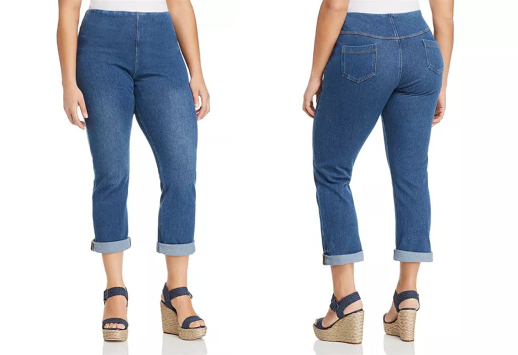 Lyssé Plus Pull-On Boyfriend Jean