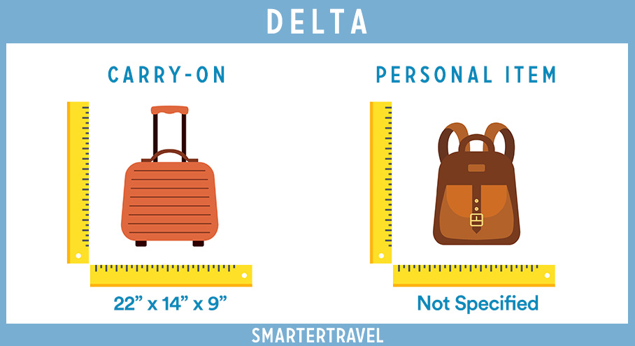 What is United Airlines' personal item size limit?
