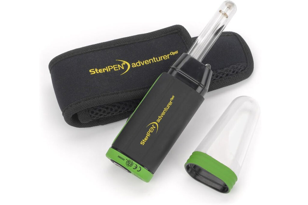 Steripen Adventurer, the best UV water filter for travel