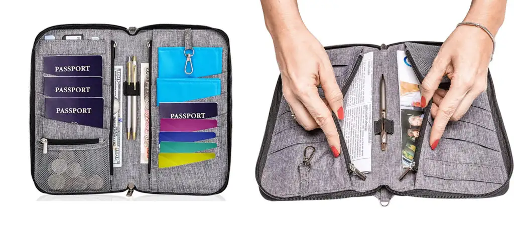 passport travel purse